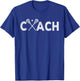 Vintage Lacrosse Coach Lacrosse Team Coach Retro T-Shirt - T-Shirt | Royal