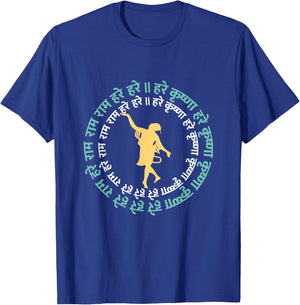 Hare Krishna Follower Devotee Dancing To Kirtan Hinduism T-Shirt - T-Shirt | Royal