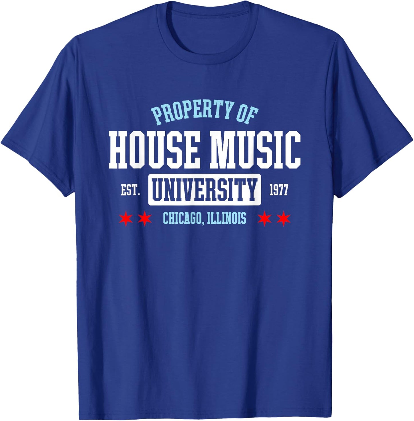 Chicago House Music DJ EDM T-Shirt - T-Shirt | Royal