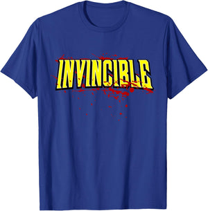Invincible Bloody Logo T-Shirt - T-Shirt | Royal
