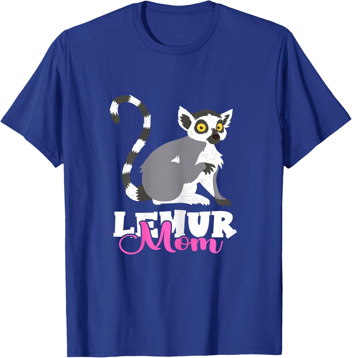 Cute Lemur Monkey Funny Lemur Lover Madagascar Lemur Mom T-Shirt - T-Shirt | Royal