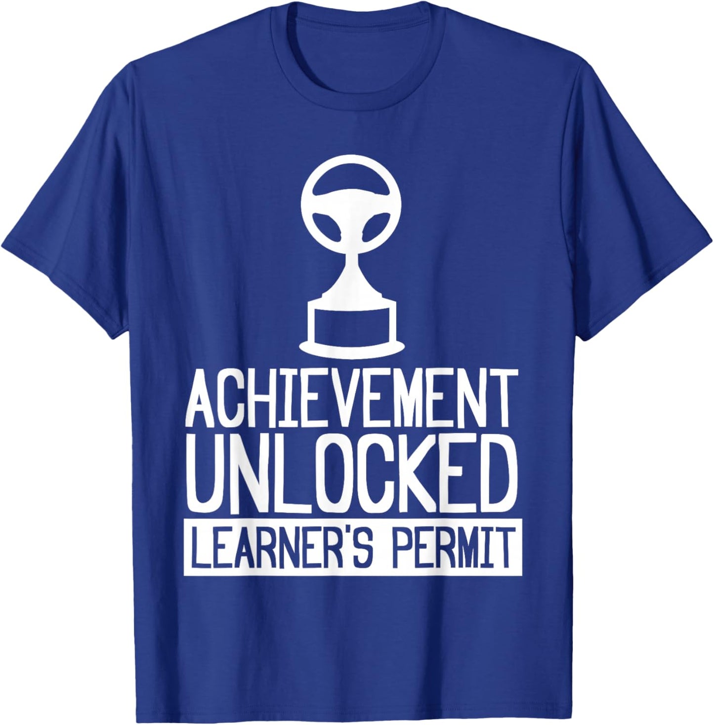 New Driver Learner Permit Driving School - Driver's License T-Shirt - T-Shirt | Royal