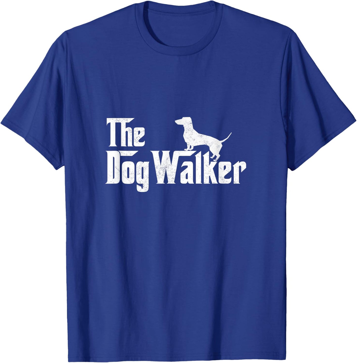 The Dogwalker Professional Dog Walkers Dogs Lover Puppies T-Shirt - T-Shirt | Royal