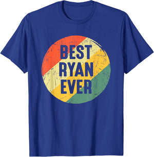 Funny Christmas Birthday Gift Ryan - Best Ryan Ever T-Shirt - T-Shirt | Royal
