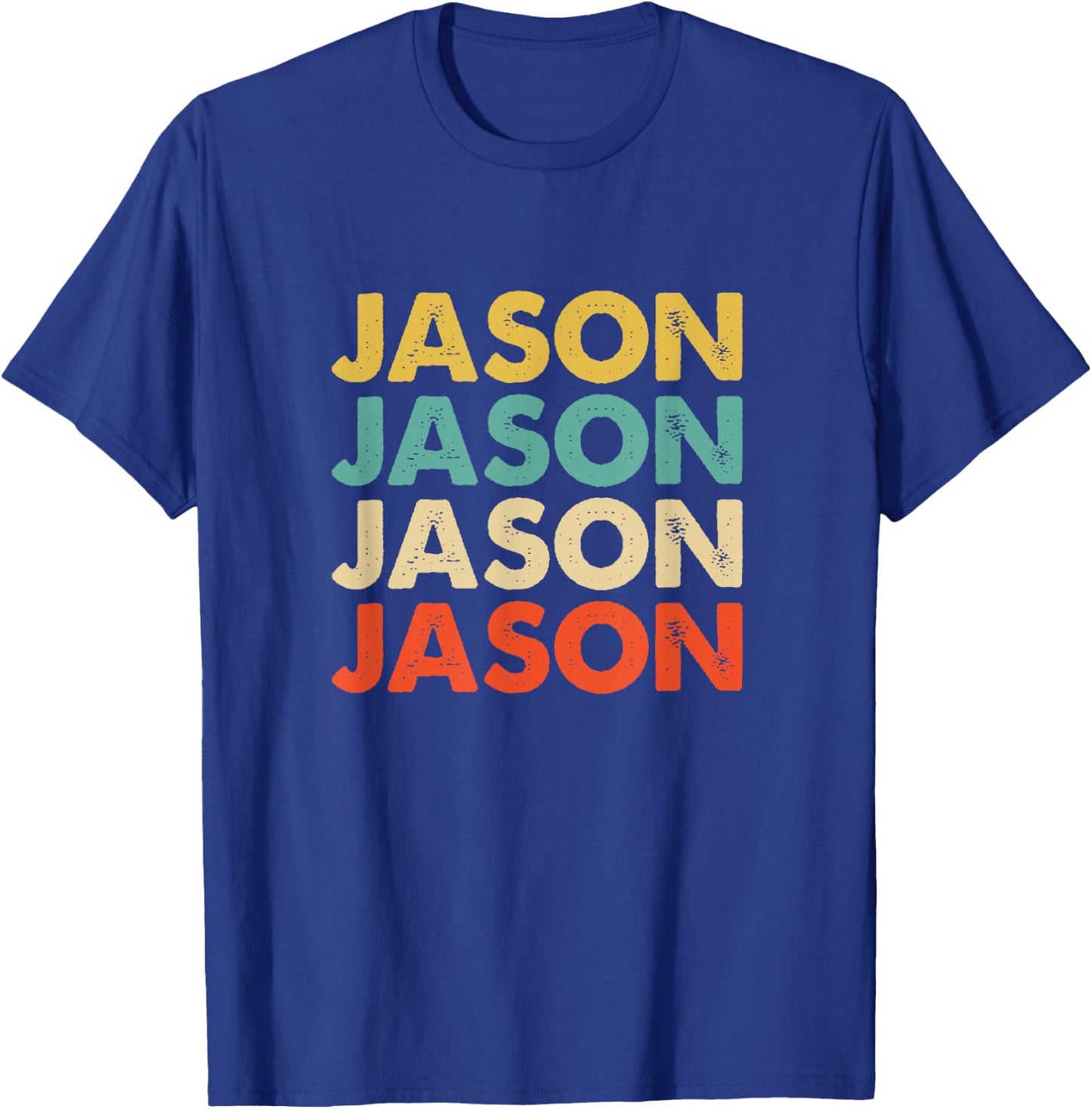 Jason Name T-Shirt - T-Shirt | Royal