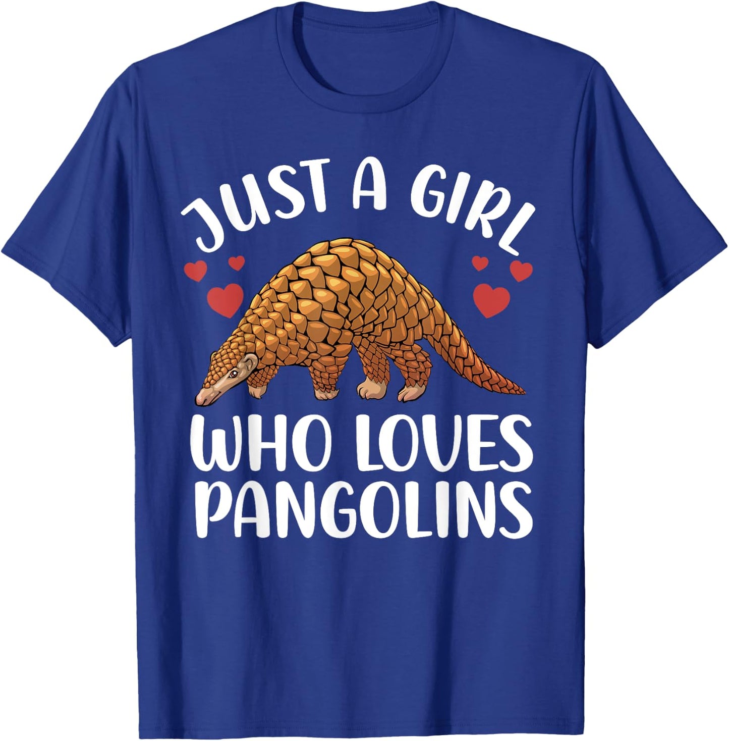 Pangolin Gift Pangolin Lover Accessories & Stuff Women Girls Kids Wildlife Animal Pangolins T-Shirt - T-Shirt | Royal