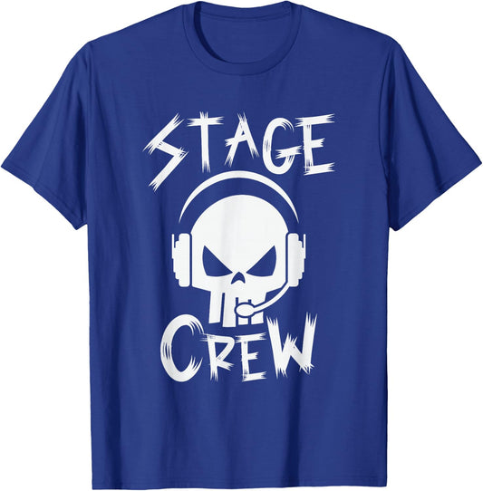 Stage Crew Theatre Manager Theater Staff Member Drama Stage T-Shirt - T-Shirt | Royal