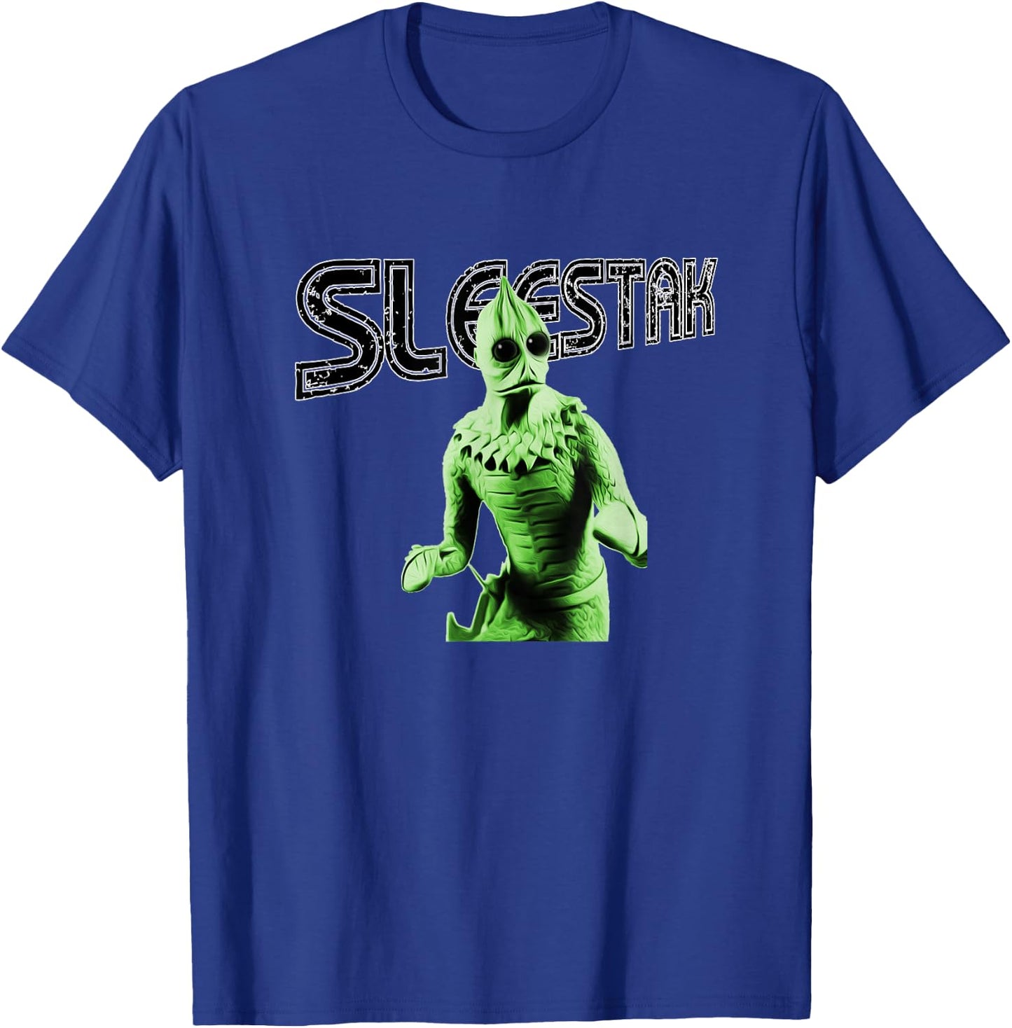 Retro Sleestak reptilian alien graphic T-Shirt - T-Shirt | Royal