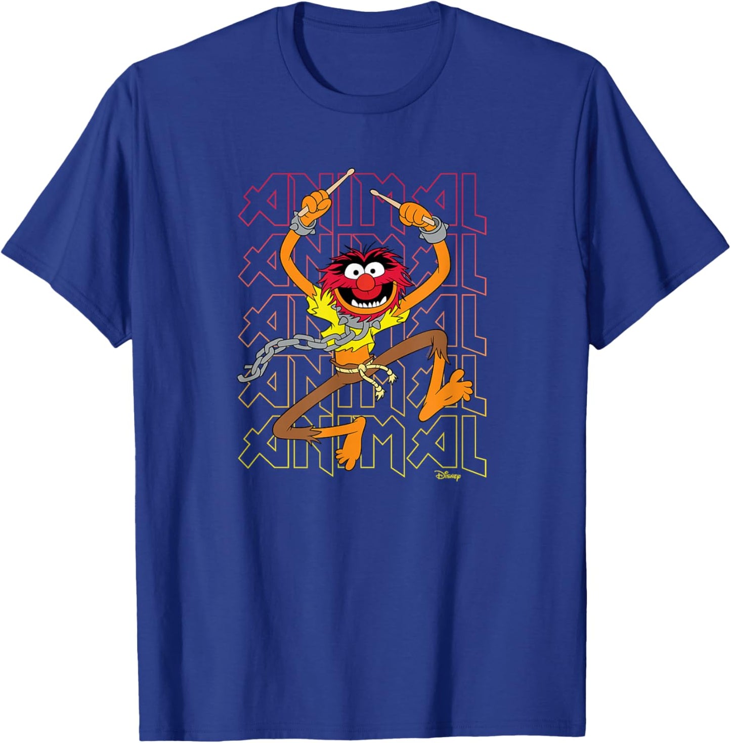 Disney - The Muppets Animal Stacked T-Shirt - T-Shirt | Royal