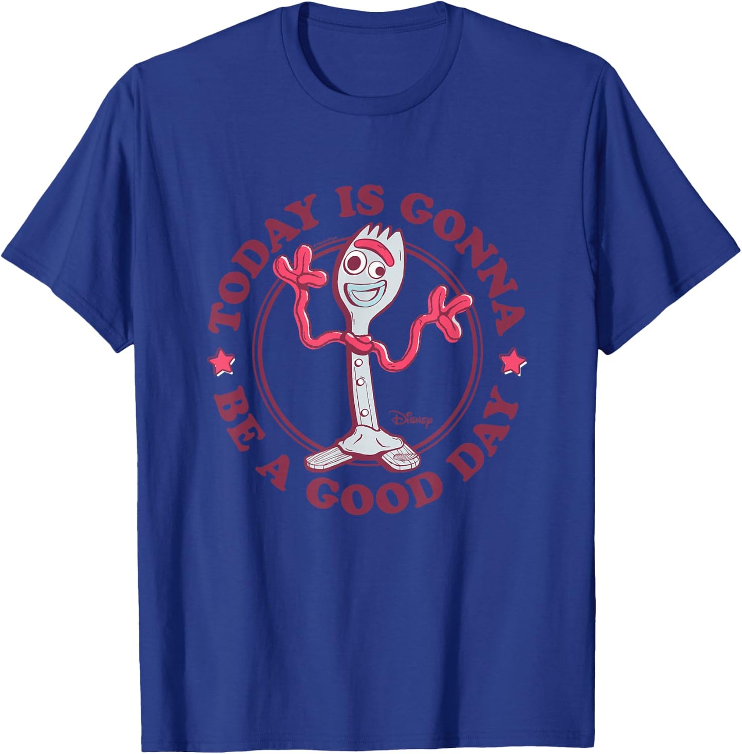 Toy Story - Today is Gonna Be A Good Day Forky T-Shirt - T-Shirt | Royal