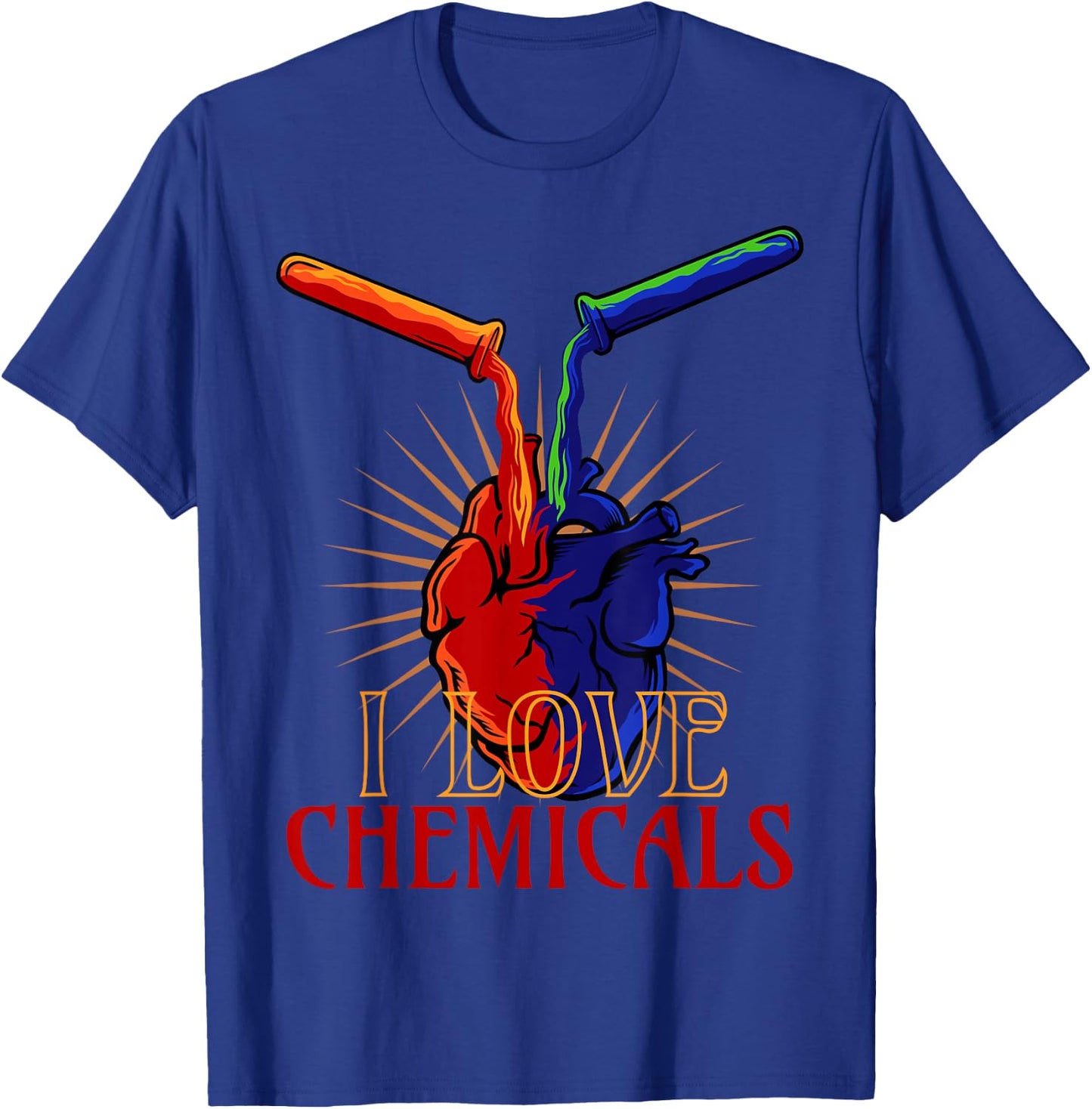 Chemical Engineering I Love Chemicals Chemistry Teacher Women T-Shirt - T-Shirt | Royal