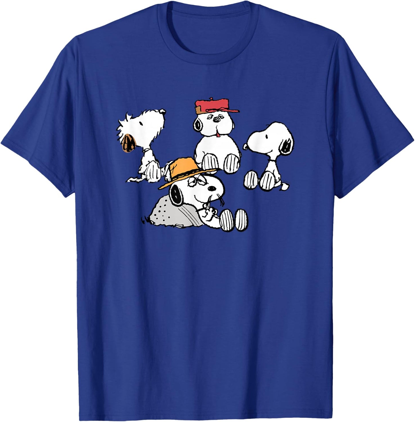 Peanuts - Snoopy Siblings T-Shirt - T-Shirt | Royal
