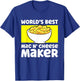 World's Best Mac N Cheese Maker Mac And Cheese Maker T-Shirt - T-Shirt | Royal