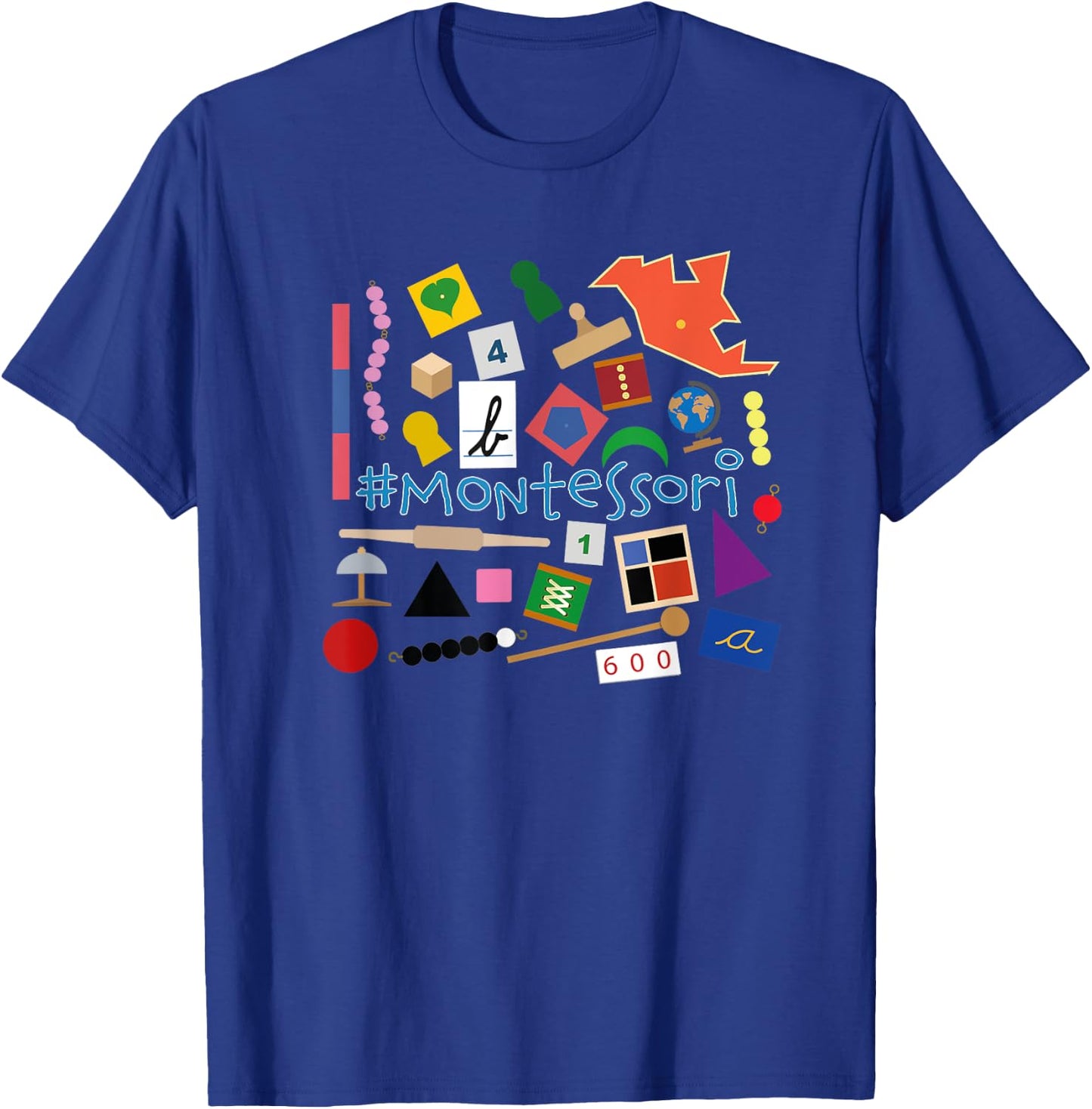 The small Montessori materials T-Shirt - T-Shirt | Royal