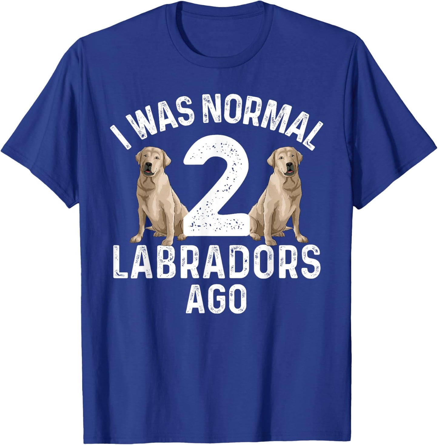 Cute Labrador Design Women Labrador Retriever Lovers T-Shirt - T-Shirt | Royal