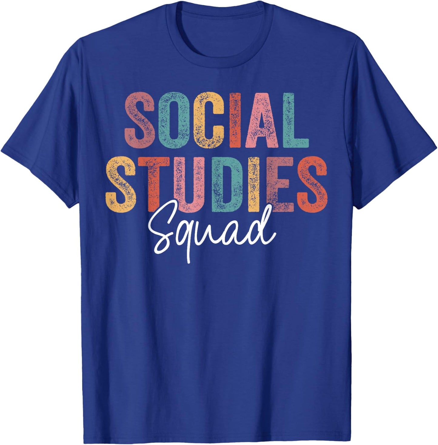 Social Studies Squad Back To School appreciation T-Shirt - T-Shirt | Royal