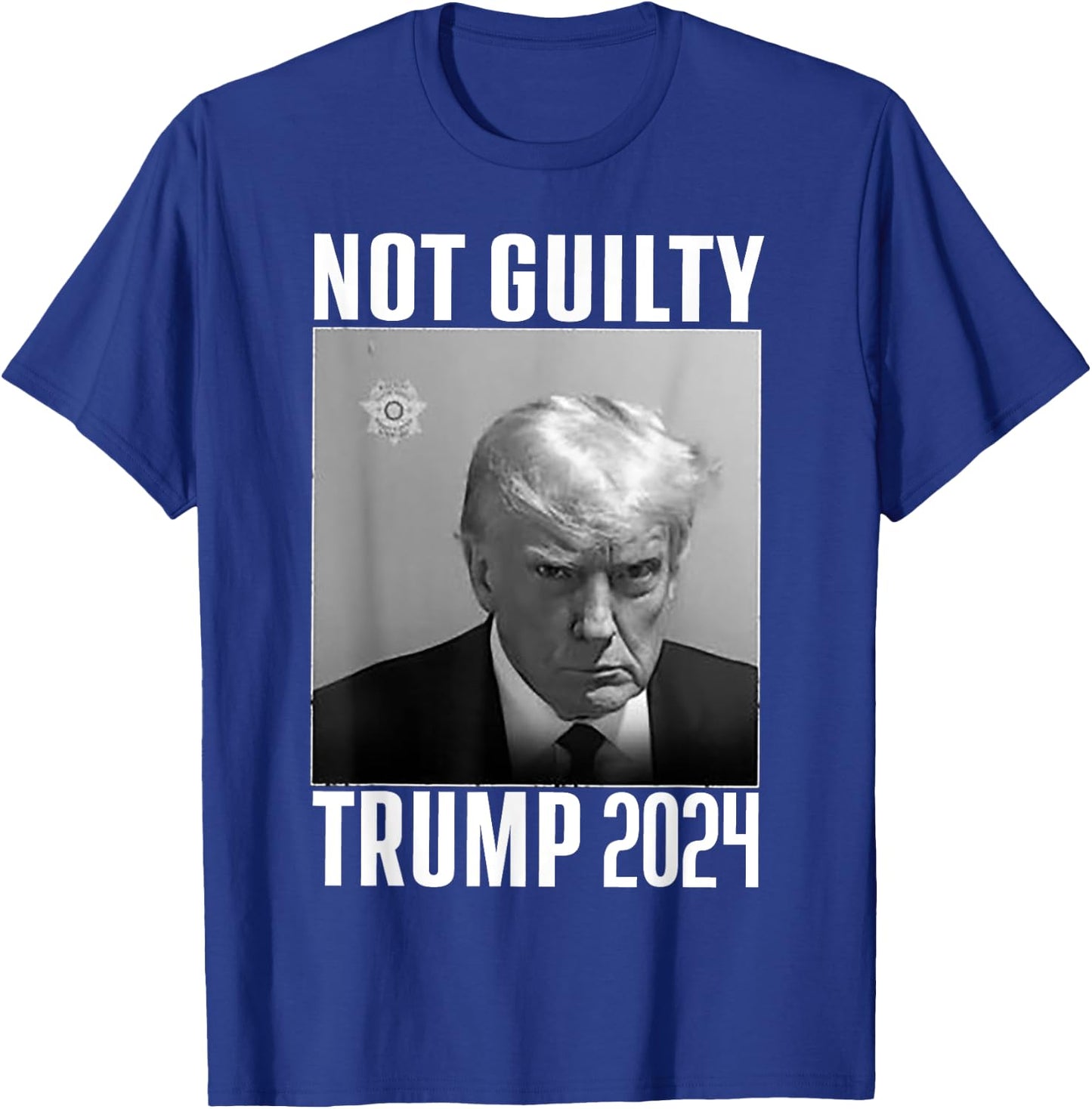 Not Guilty Trump 2024 T-Shirt - T-Shirt | Royal