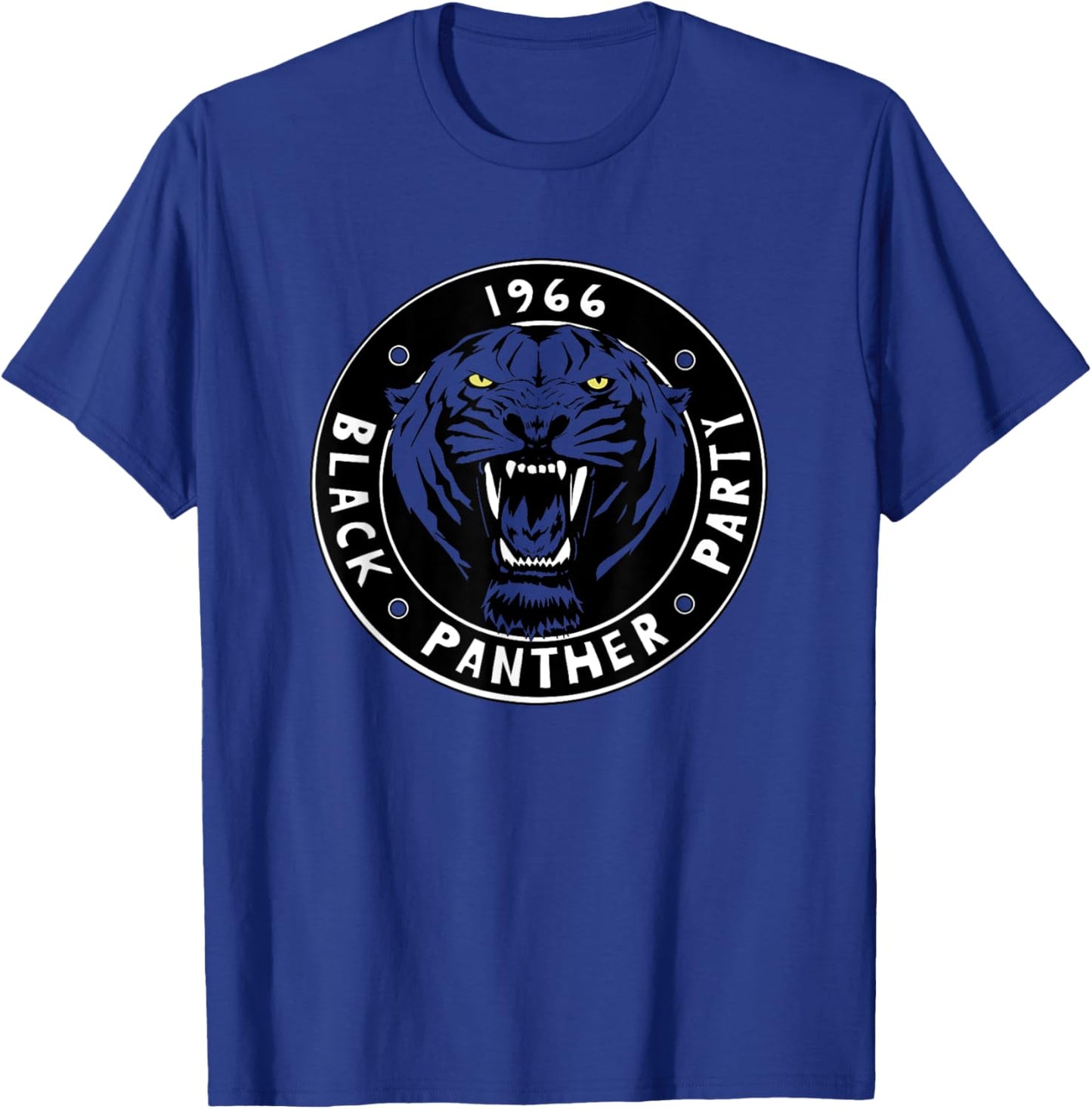 Vintage Black History Panther Party Logo 1966 T-Shirt - T-Shirt | Royal