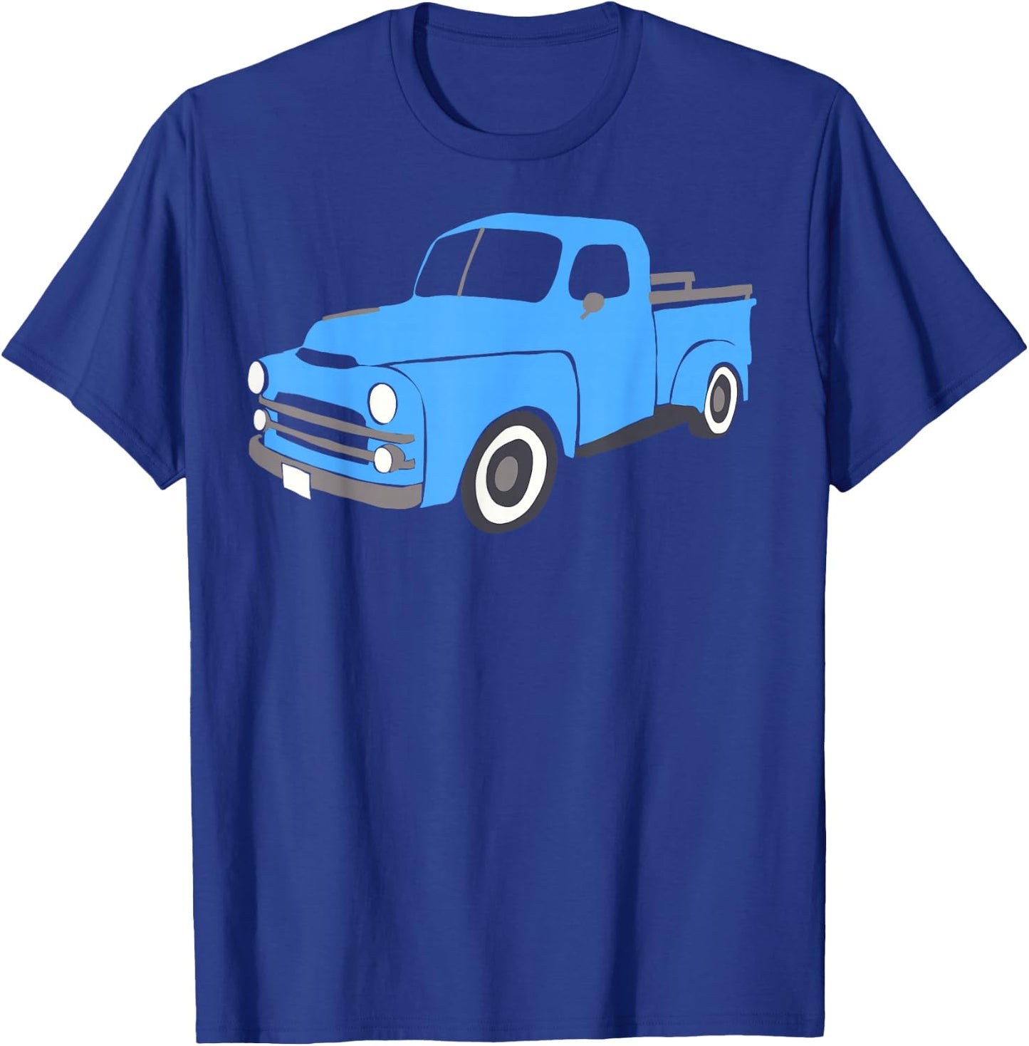Elizabitcrusher Old Blue Truck T-Shirt - T-Shirt | Royal
