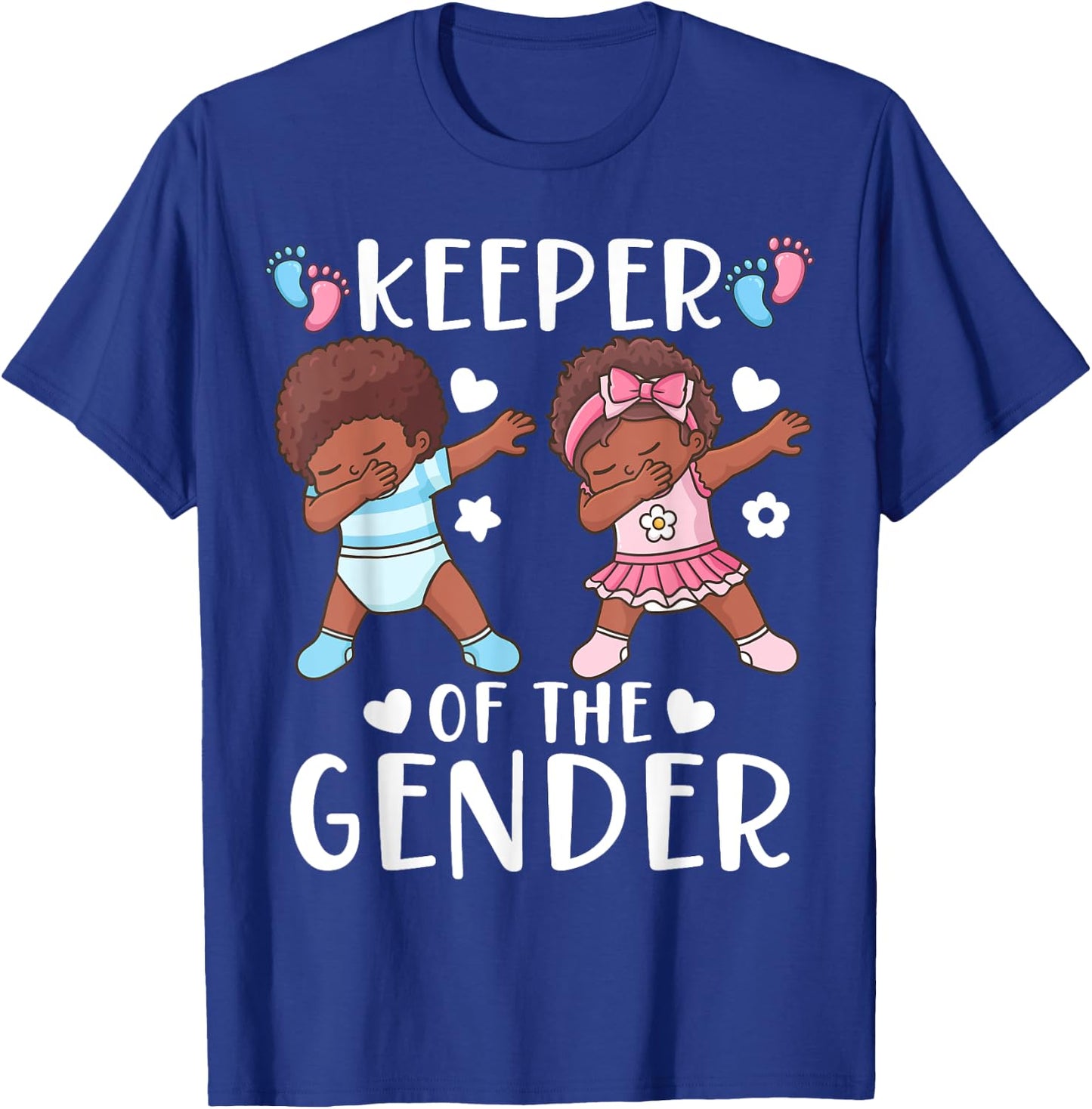 Gender Reveal Keeper of the Gender T-Shirt - T-Shirt | Royal