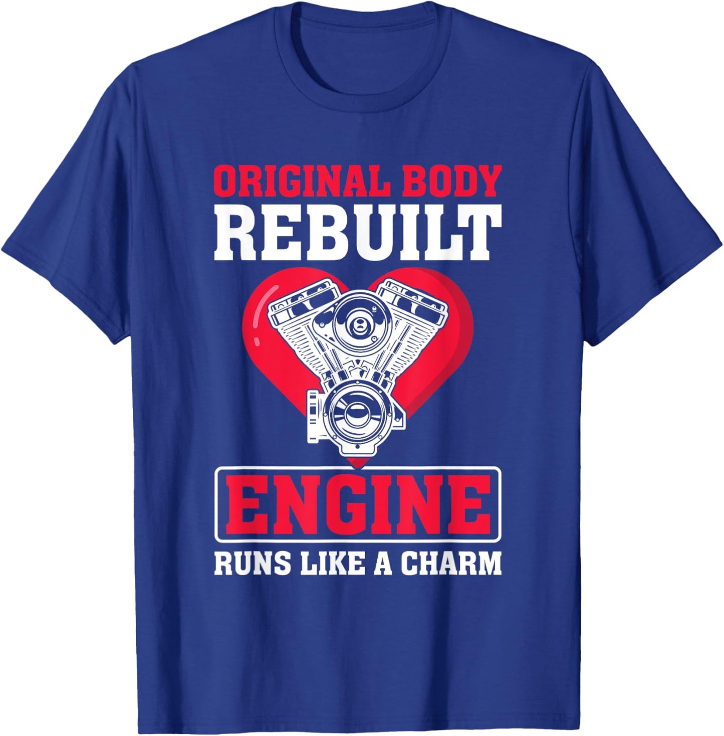 Open Heart Surgery After Transplant Recovery Funny T-Shirt - T-Shirt | Royal