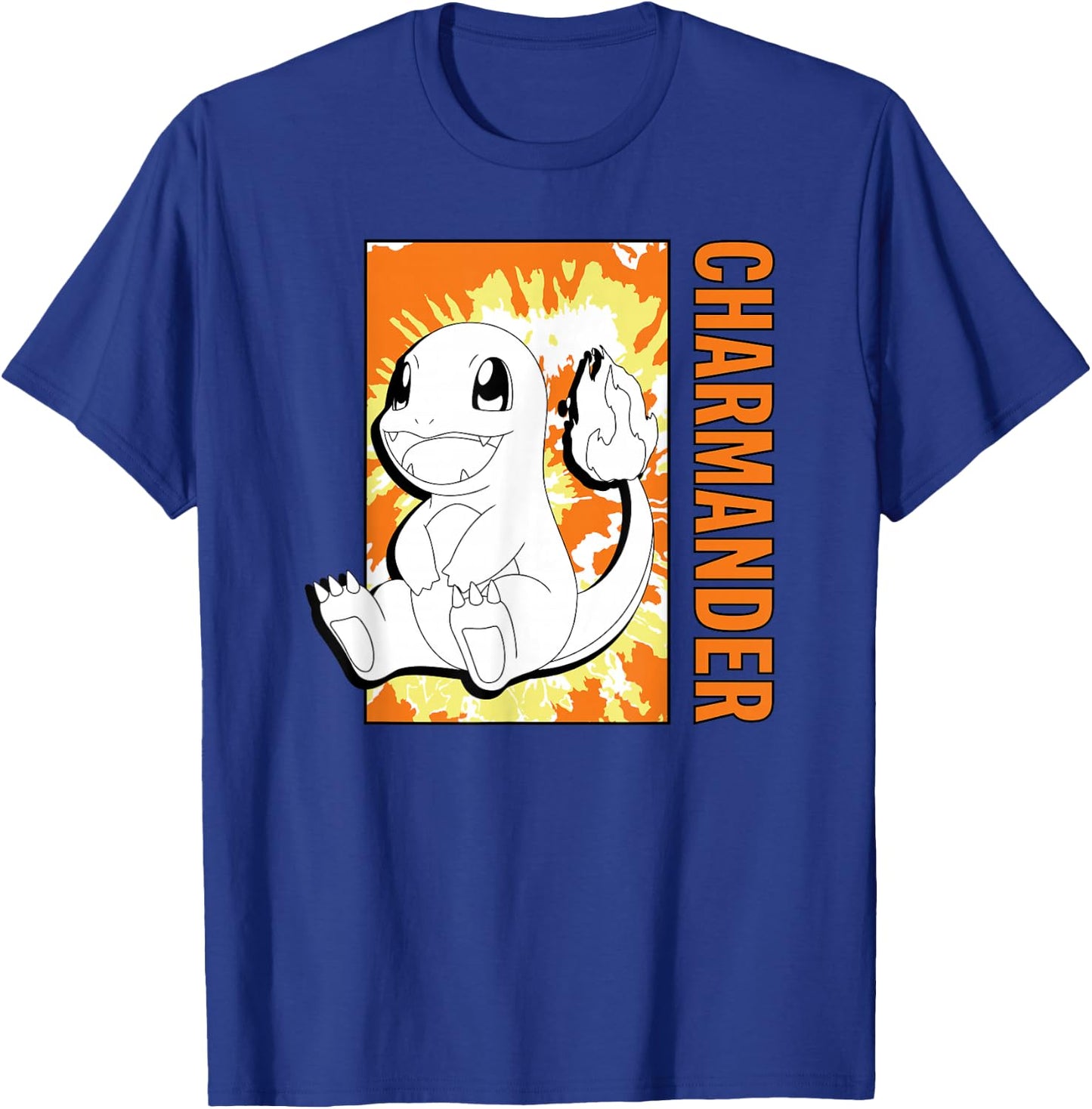 Pokémon - Tie Dye Charmander T-Shirt - T-Shirt | Royal