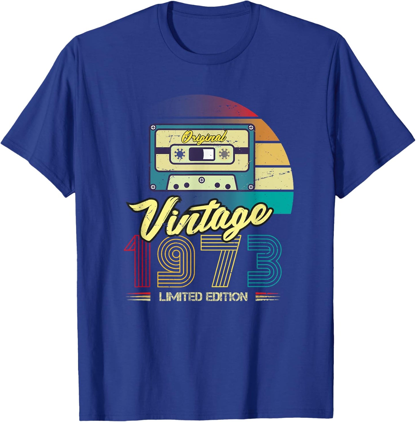 50th Birthday Vintage 1973 Funny Its My Birthday T-Shirt - T-Shirt | Royal