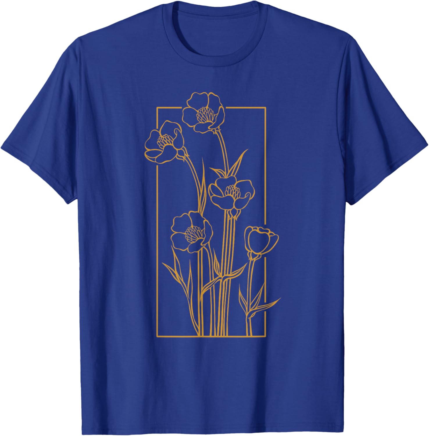 Floral Bulbous Crowfoot Wildflower Buttercup Flower T-Shirt - T-Shirt | Royal
