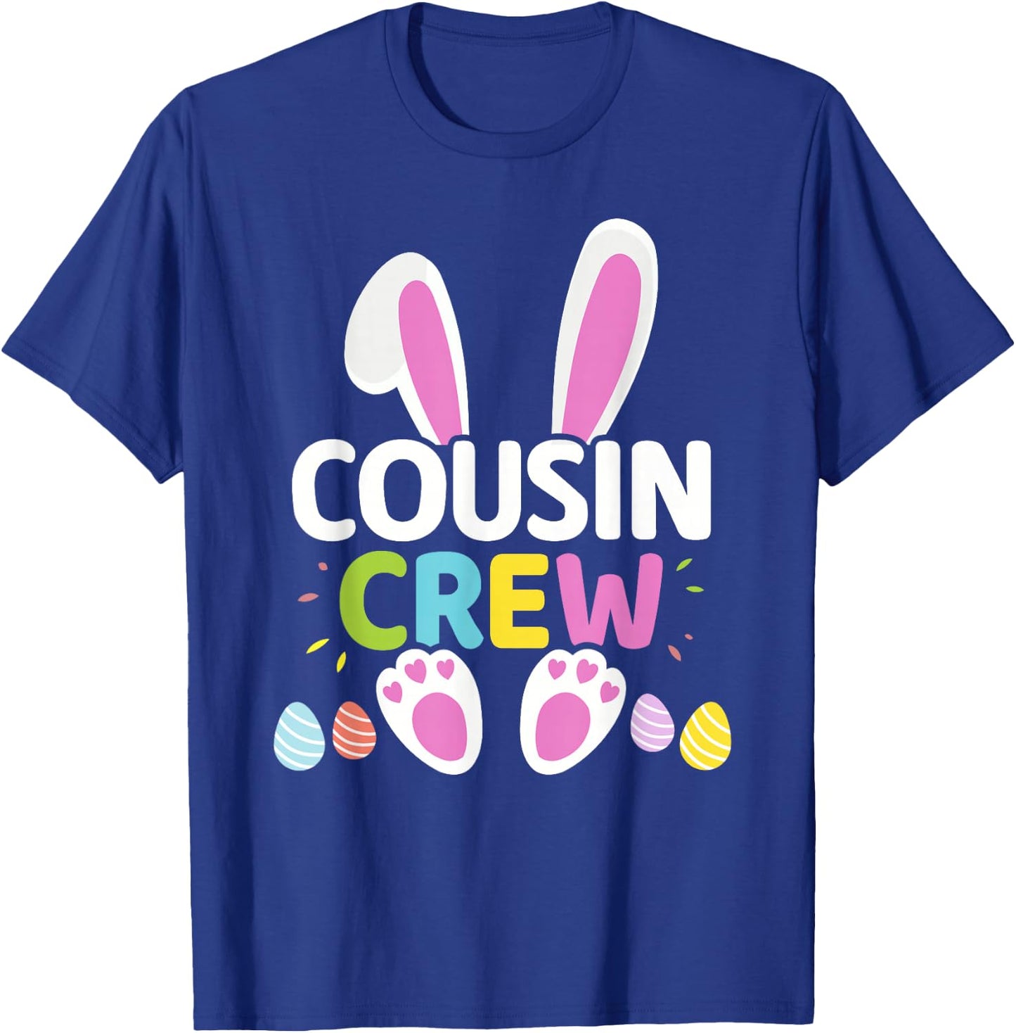 Easter cousin crew with bunny and eggs for family T-Shirt - T-Shirt | Royal