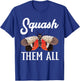 Spotted Lanternfly Trap Squash Them All Ninja Lantern Fly T-Shirt - T-Shirt | Royal