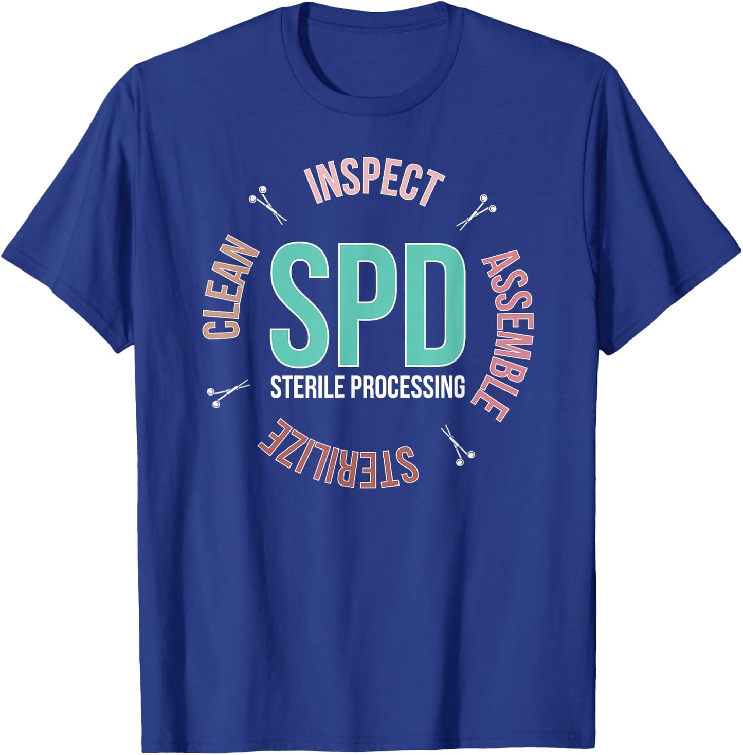 Sterile Processing Tech Sterile Processing Technician T-Shirt - T-Shirt | Royal