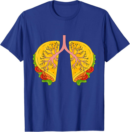 Happy Cinco De Mayo Taco Lungs Respiratory Therapist RT T-Shirt - T-Shirt | Royal