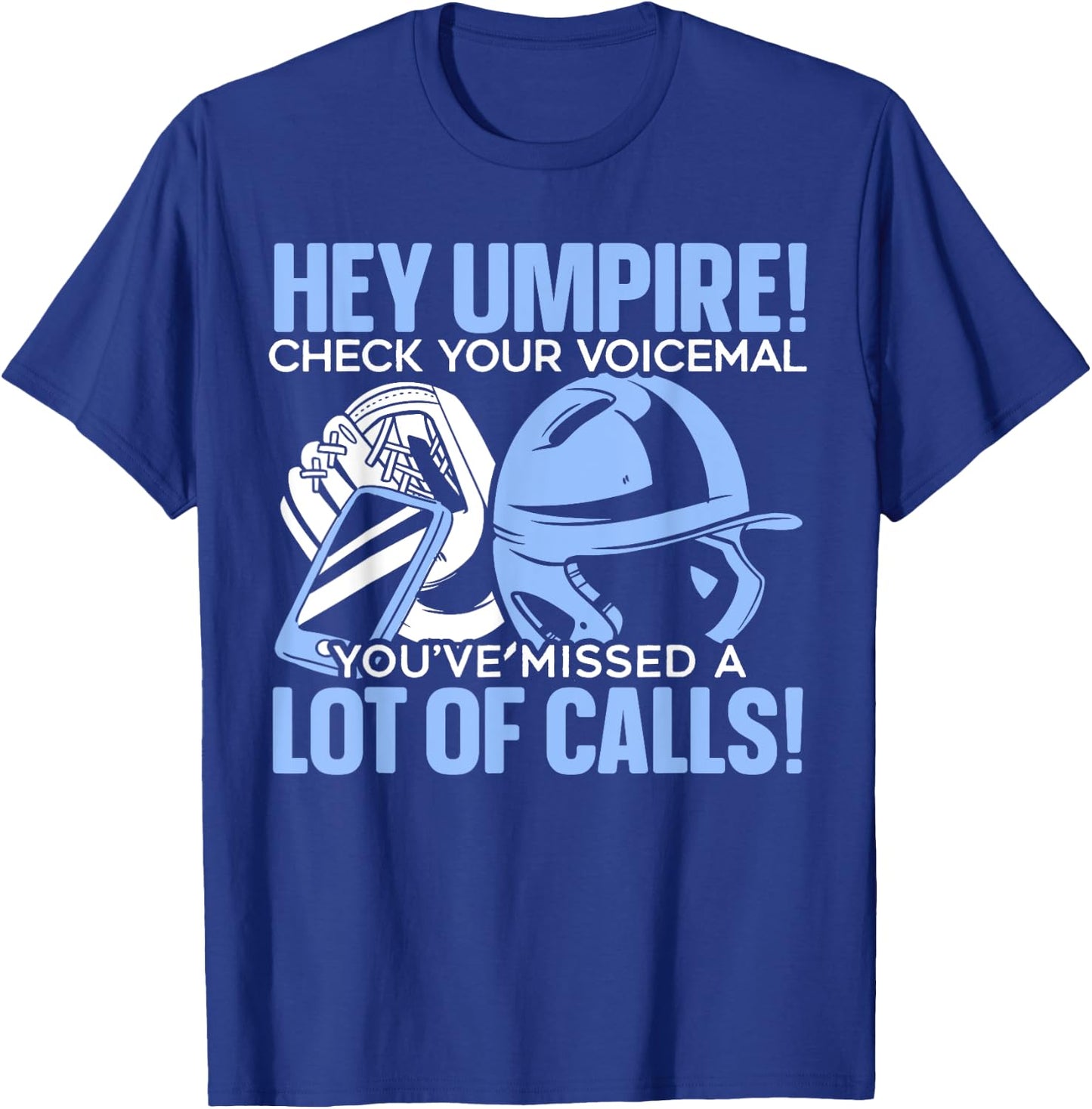 Baseball Umpire Baseball Lover SteMi Apparel Baseball Team Sport T-Shirt - T-Shirt | Royal