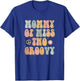 Mommy Mom Two Groovy Second Birthday Retro 2nd Bday Party T-Shirt - T-Shirt | Royal