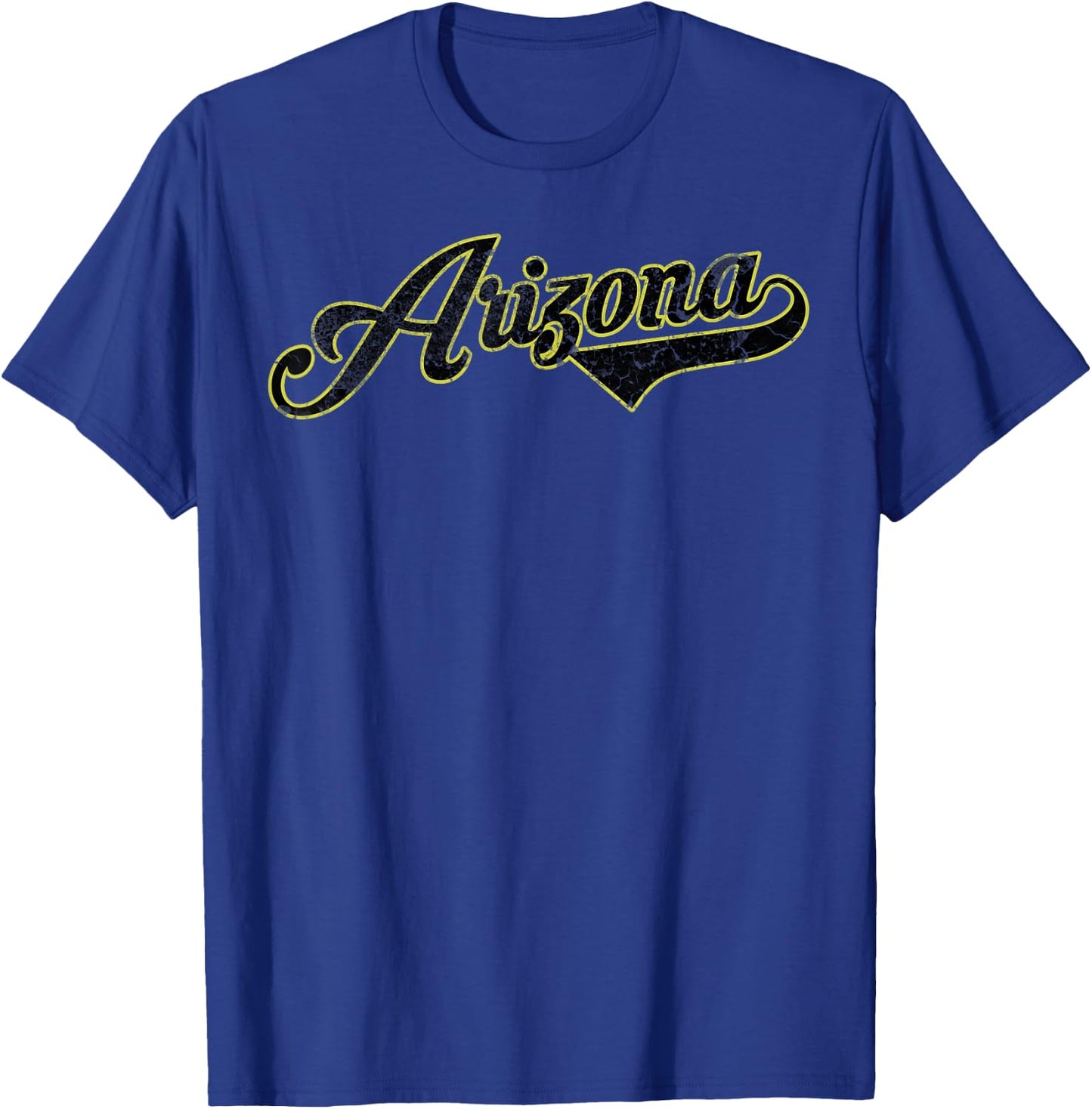 Vintage Arizona Baseball City T-Shirt - T-Shirt | Royal
