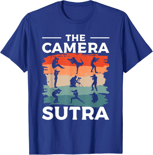 The Camera Sutra Photography Photographer Photographers T-Shirt - T-Shirt | Royal
