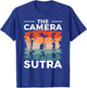 The Camera Sutra Photography Photographer Photographers T-Shirt - T-Shirt | Royal