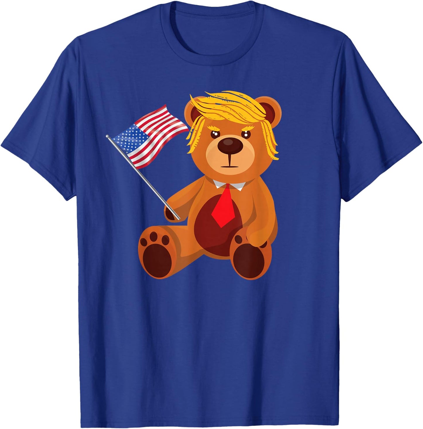 Trumpy Bear Trump 24 Elect President Trump 2024 T-Shirt - T-Shirt | Royal