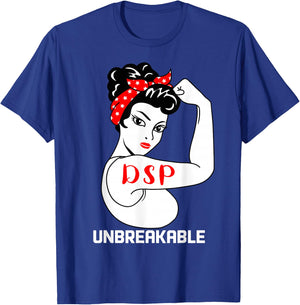 DSP Unbreakable Funny Direct Support Professional T-Shirt - T-Shirt | Royal