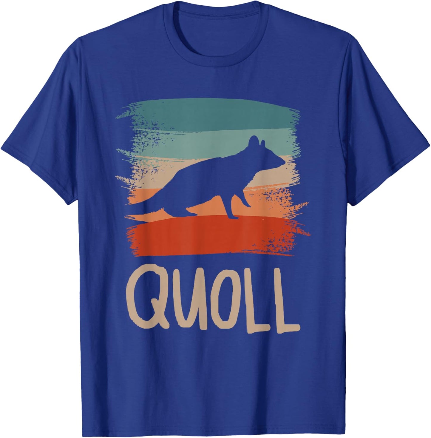 Retro Vintage Quoll Quolls T-Shirt - T-Shirt | Royal