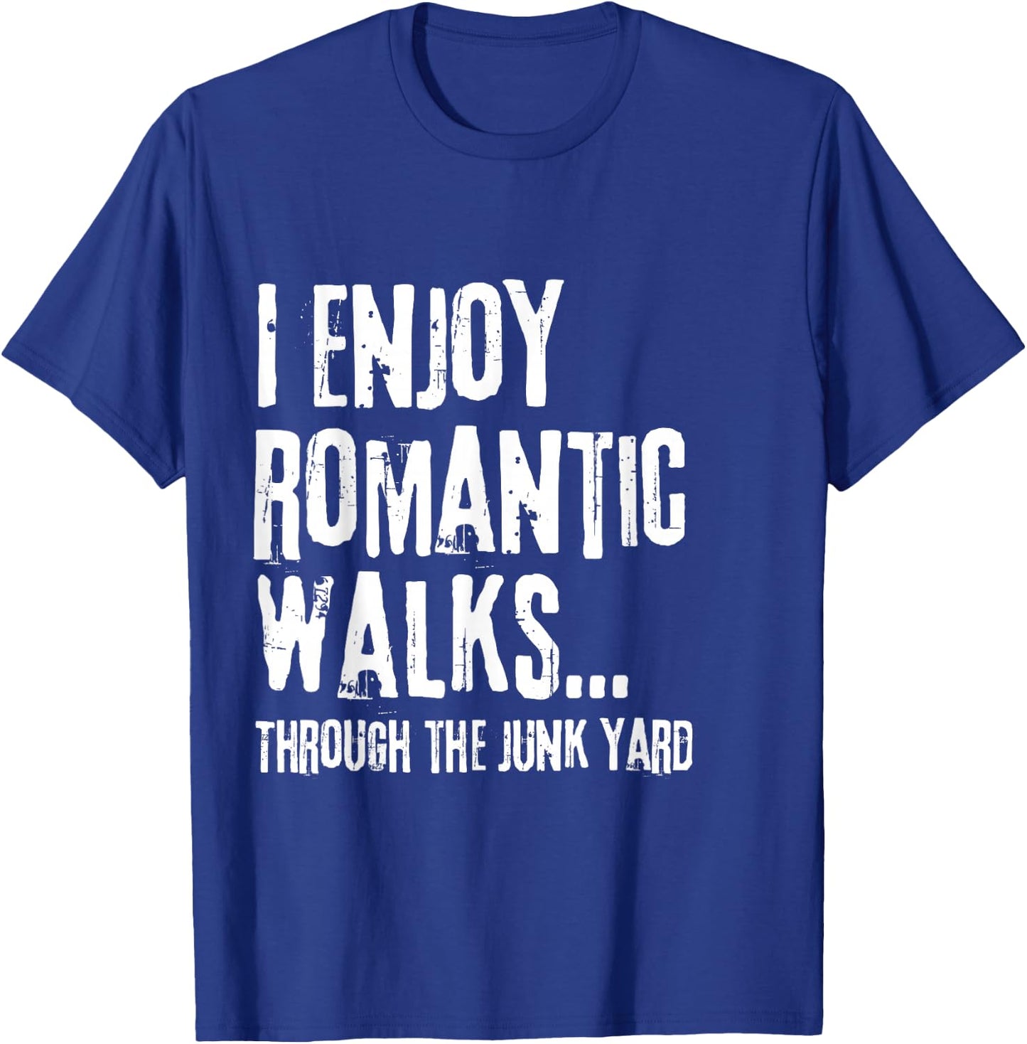 Funny Junking Vintage Junk Yard Retro Thrifting T-Shirt - T-Shirt | Royal