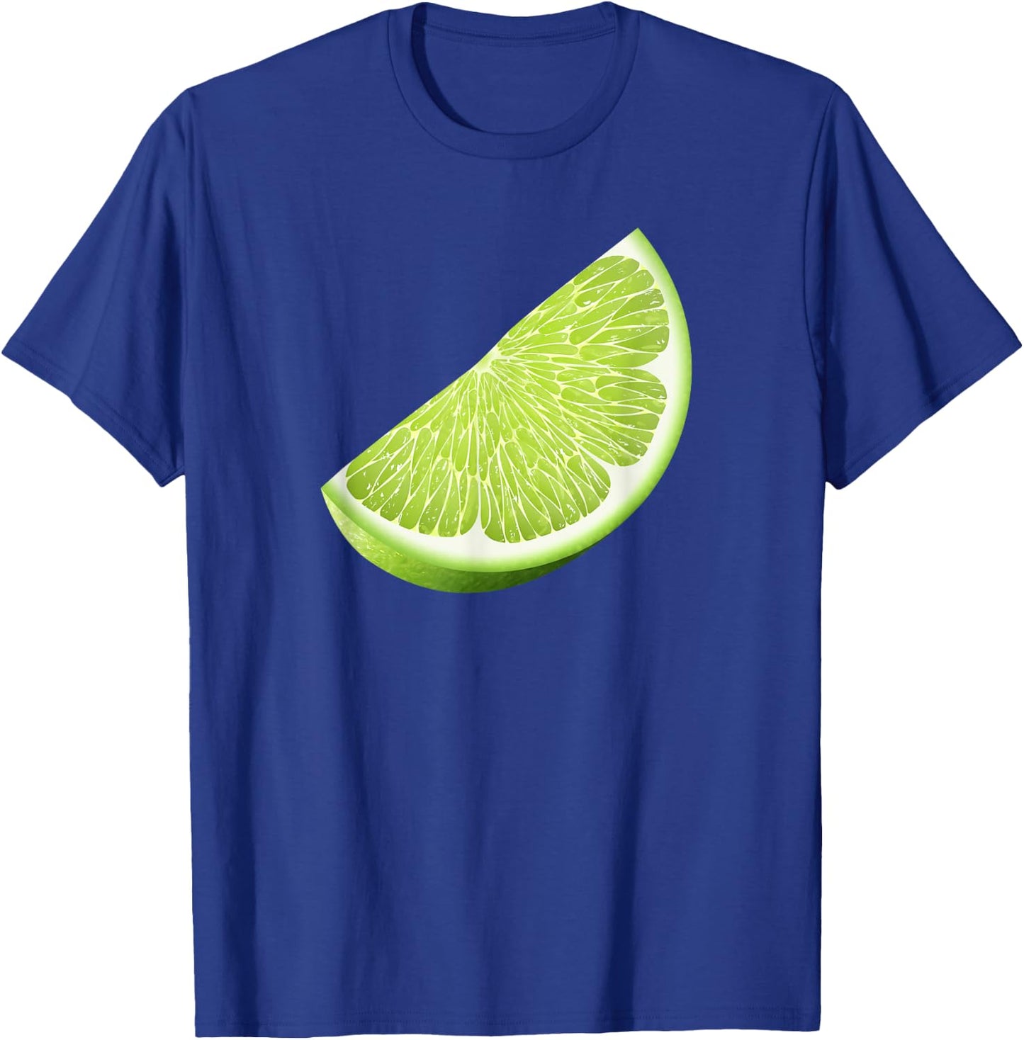 Green Lime Halloween Costume Group Funny Lime Slice Lovers T-Shirt - T-Shirt | Royal