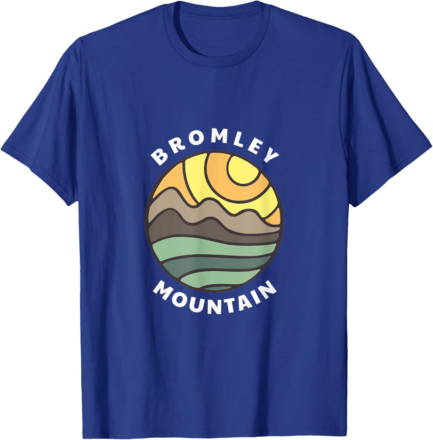 Bromley Mountain Vermont Mountains VT Vacation Souvenir T-Shirt - T-Shirt | Royal