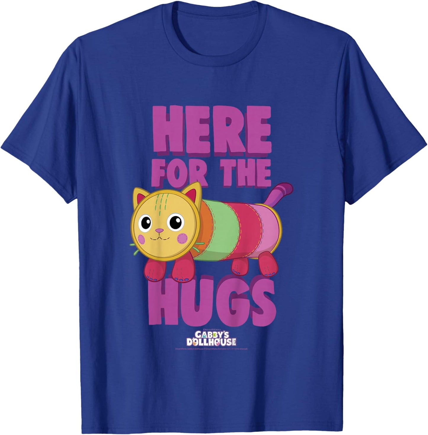 DreamWorks Gabby's Dollhouse Valentine's Day Pillow Cat T-Shirt - T-Shirt | Royal