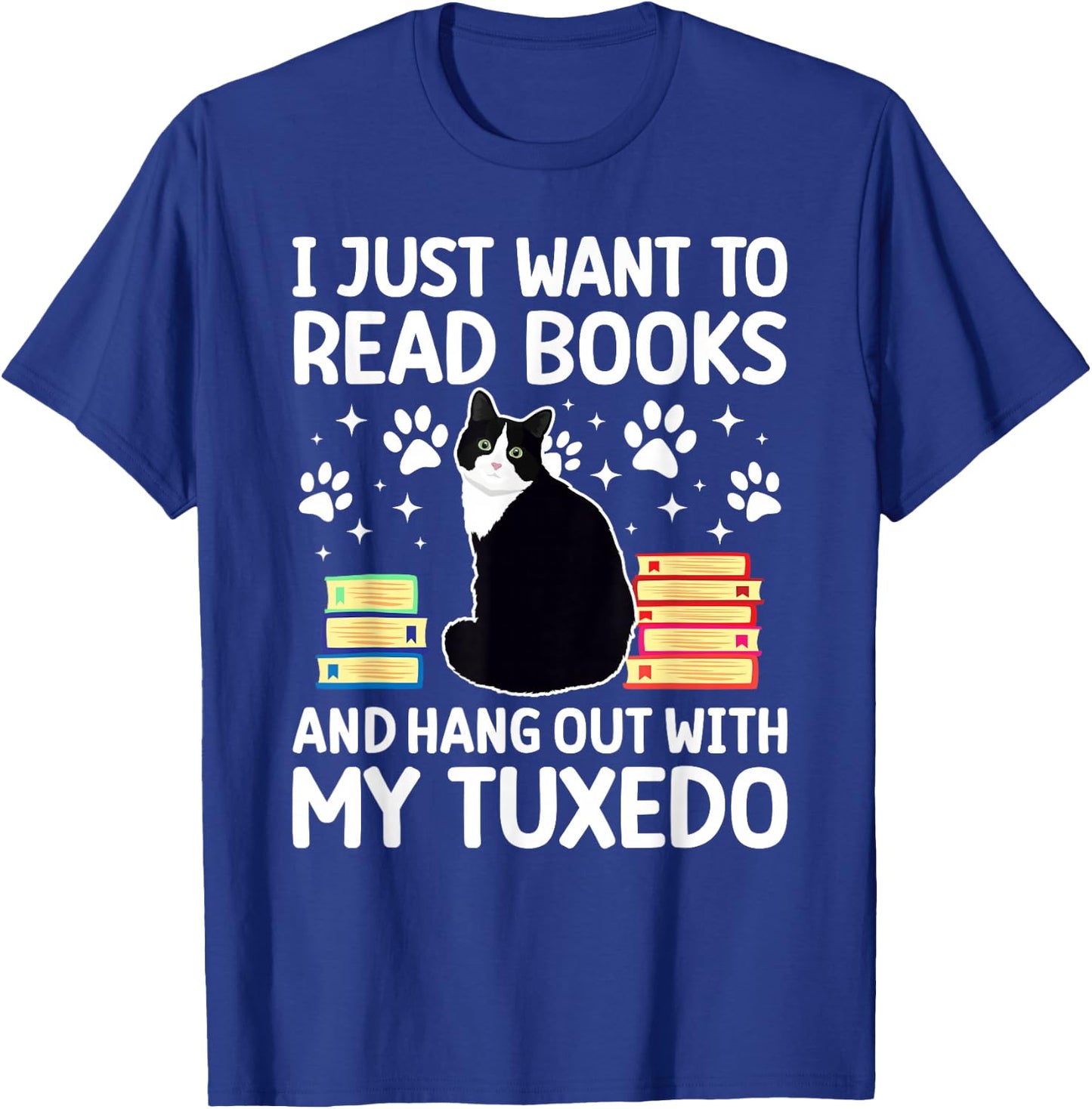 Hang Out with My Tuxedo Cat Owner Tuxedo Cat Lover T-Shirt - T-Shirt | Royal