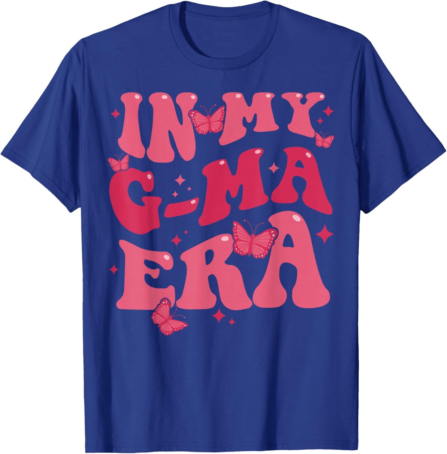 In My G-Ma Era Baby Announcement for Grandma Mother's Day T-Shirt - T-Shirt | Royal