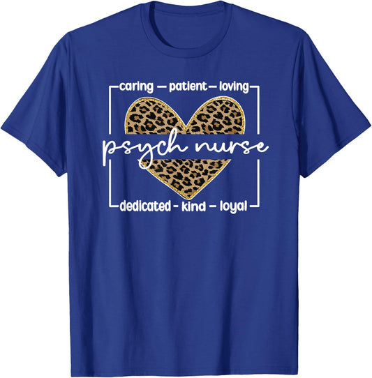 Psych Nursing Appreciation Best Psychiatric Nurse T-Shirt - T-Shirt | Royal
