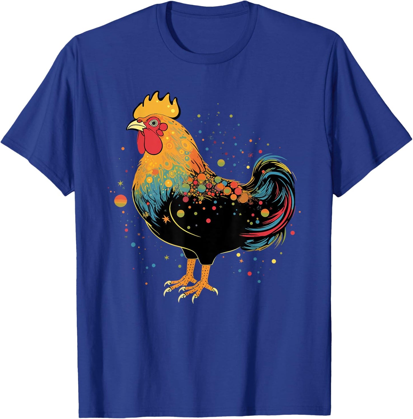 Chicken Gifts Farm Country Women Men Kids Funny Chicken T-Shirt - T-Shirt | Royal