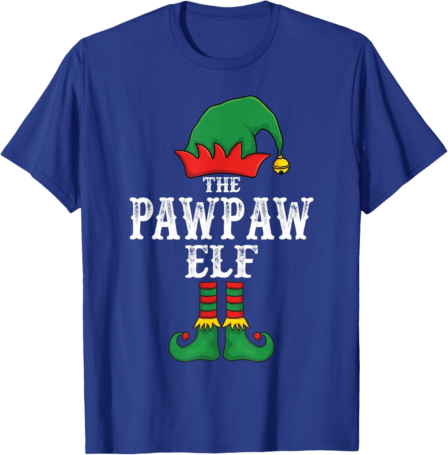 The Pawpaw Elf Christmas Pajama Idea Family Matching Funny T-Shirt - T-Shirt | Royal