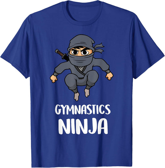 Gymnastics Ninja Boy Funny Sports Toddler Kids T-Shirt - T-Shirt | Royal